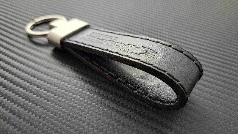 RPM Technik Black Leather Loop Keyring