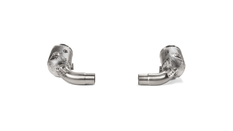 Akrapovic Link Pipe Set w Cat (SS) - Porsche 911 Carrera /S/4/4S/GTS/Cabriolet/Targa/Dakar (992)
