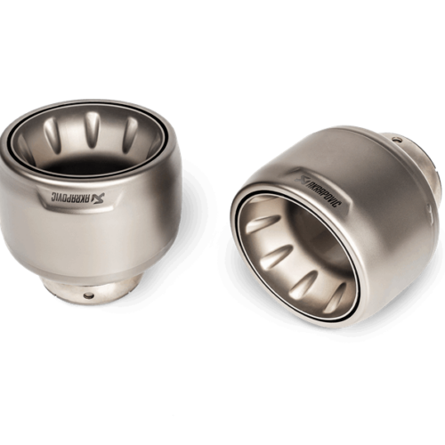 Akrapovic Tail Pipe Set (Titanium) - Porsche 718 Cayman GT4 / GTS 4.0 / Spyder / Boxster 4.0