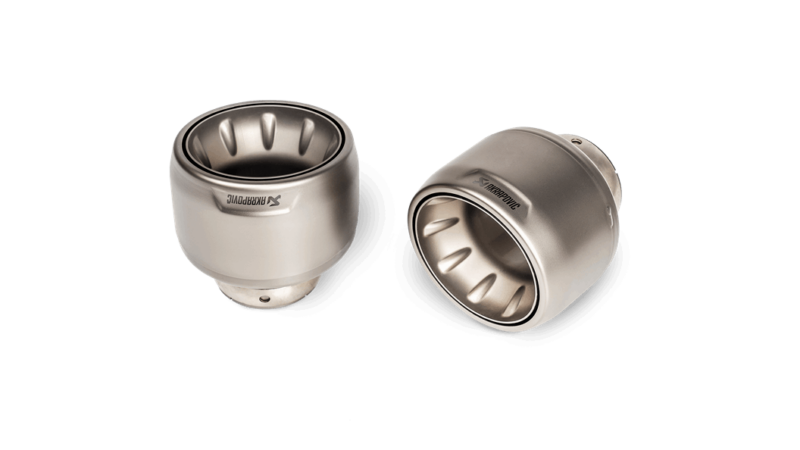 Akrapovic Tail Pipe Set (Titanium) - Porsche 718 Cayman GT4 / GTS 4.0 / Spyder / Boxster 4.0