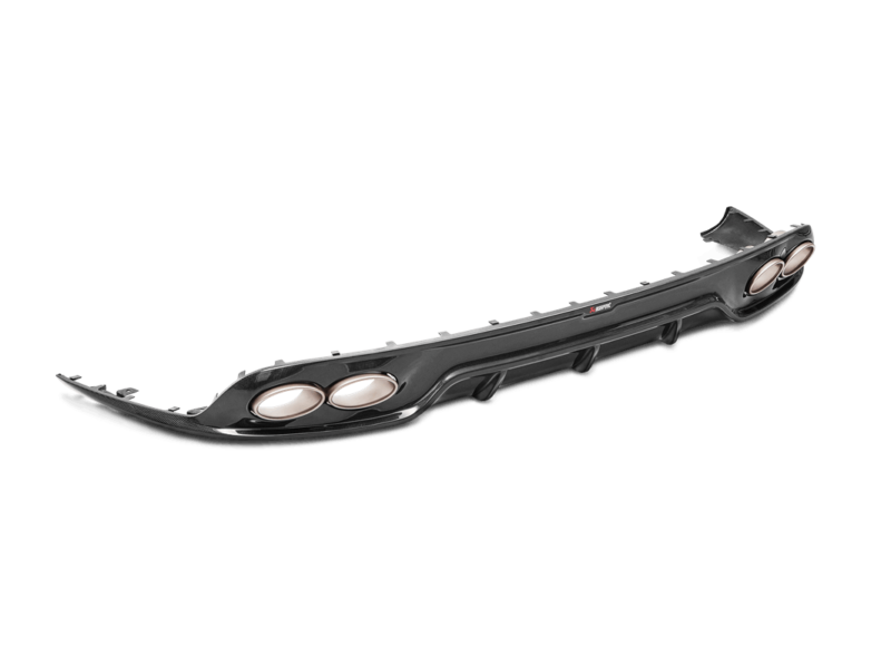 Akrapovic Rear Diffuser (Carbon Fibre - High Gloss) - Porsche 911 Turbo / Turbo S (991.2)