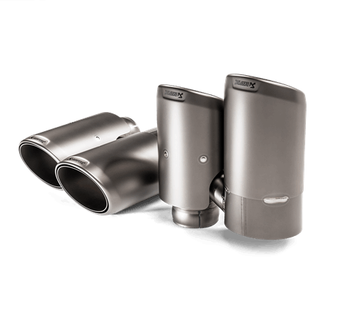 Akrapovic Tail Pipe Set (Titanium) - Porsche Cayenne / E-Hybrid / S / Turbo / GTS / Turbo S E-Hybrid / Coupé (536)