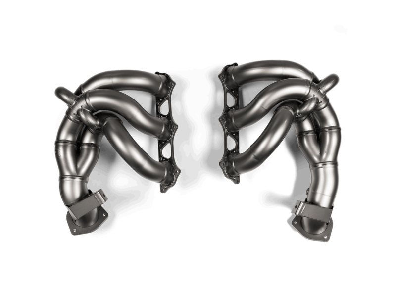 Akrapovic Evolution Header Set (Titanium) - Porsche 718 Cayman GT4 RS / Sypder RS