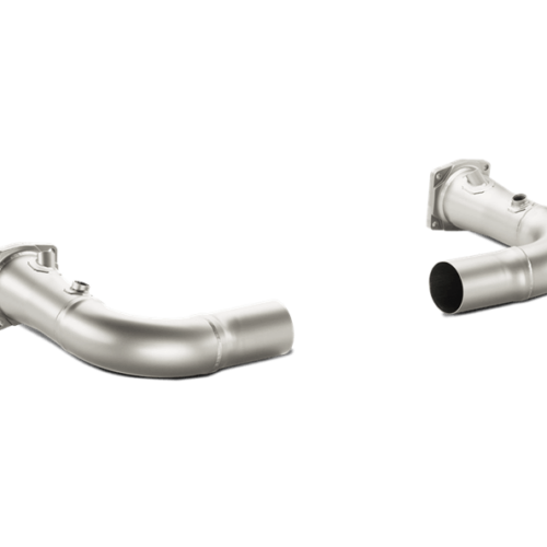 Akrapovic Link Pipe Set w/o Cat (Titanium) - Porsche 911 Turbo / Turbo S (991.1)