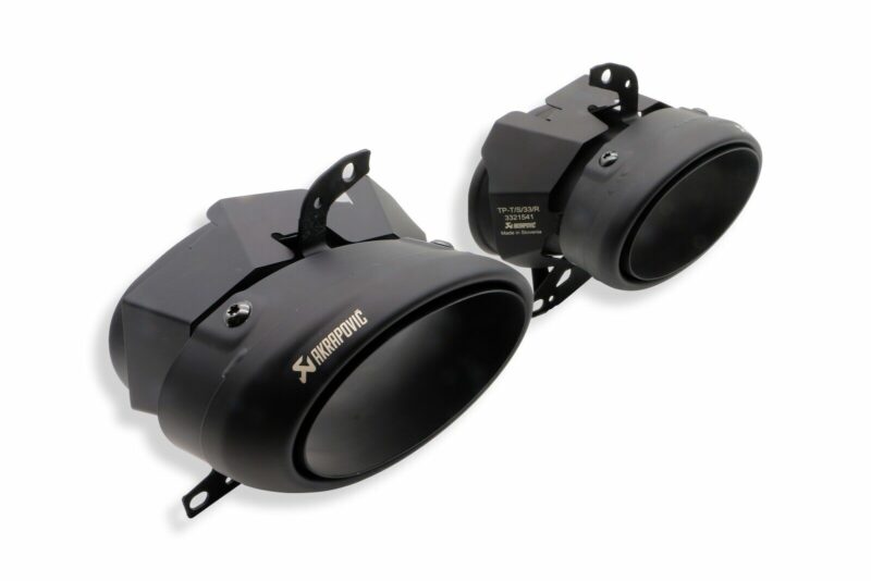 Akrapovic Tail Pipe Set (Titanium - Black) - Porsche 911 Turbo / Turbo S / Cabriolet / Sport Classic (992)