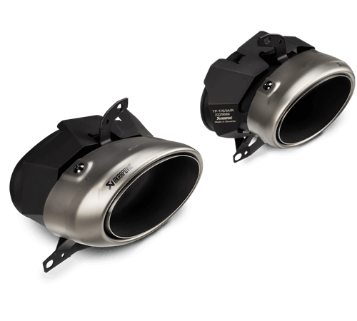 Akrapovic Tail Pipe Set (Titanium) - Porsche 911 Turbo / Turbo S / Cabriolet / Sport Classic (992)