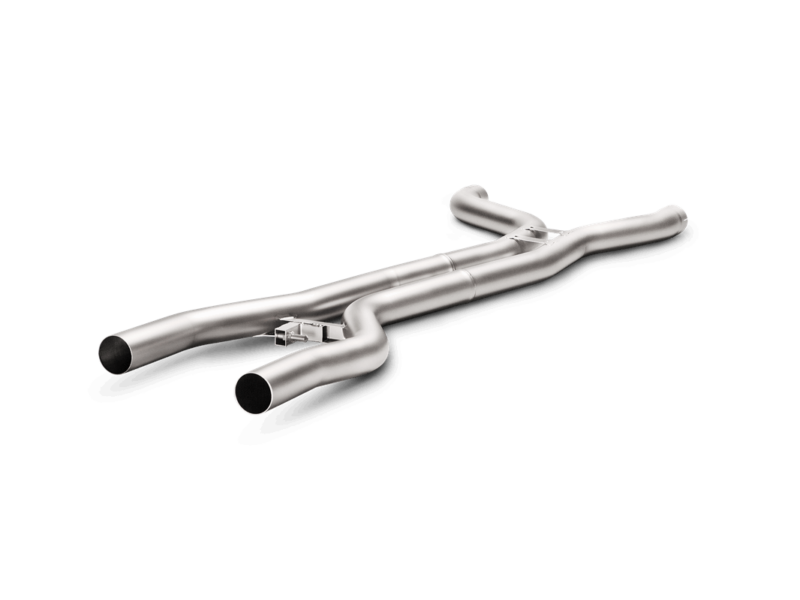 Akrapovic Evolution Link Pipe Set (Titanium) - Porsche Cayenne Turbo / GTS (958 FL)