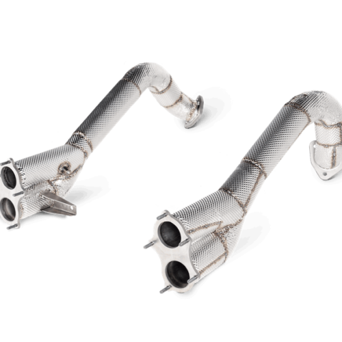 Akrapovic Link Pipe Set (Titanium) - Porsche 718 Cayman GT4 / GTS 4.0 / Spyder / Boxster GTS 4.0 (2020)