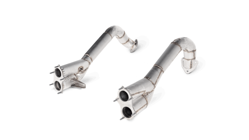 Akrapovic Link Pipe Set (Titanium) - Porsche 718 Cayman GT4 / GTS 4.0 / Spyder / Boxster GTS 4.0 (2020)