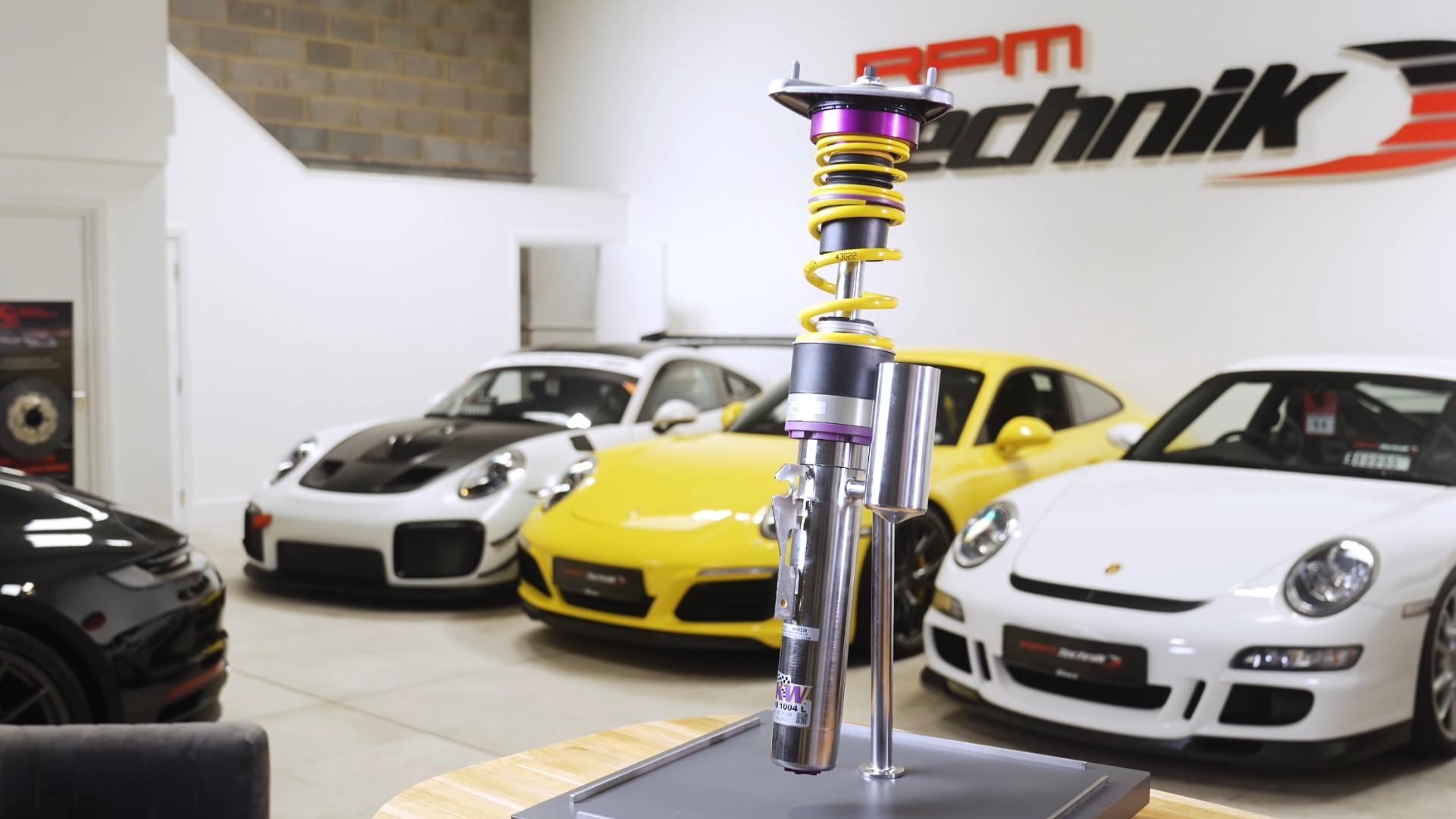 KW Suspension on Stand in RPM Showroom